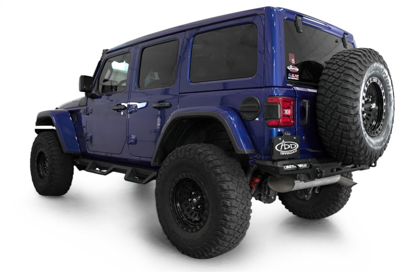 ADD 18-24 Jeep Wrangler JL Phantom Rear Bumper Bumpers - Steel Addictive Desert Designs