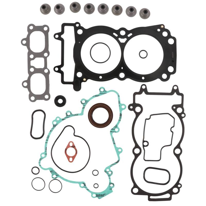 Vertex Gaskets 2021 Polaris RZR Turbo S Complete Gasket Kit w/ Oil Seals Engine Hardware Vertex Pistons