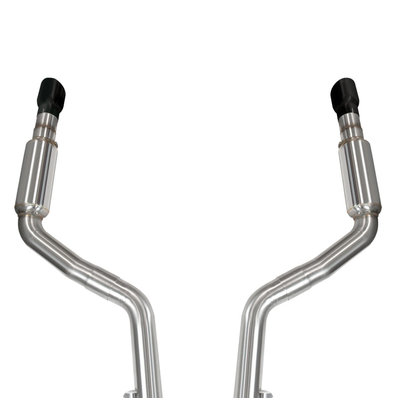 Kooks 2015+ Dodge Charger 3in OEM Style Cat-Back Exhaust w/ 4in Black Slash Cut Tips Catback Kooks Headers