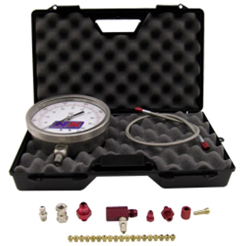 Nitrous Express Master Flo-Check Pro (6 Certified Gauge & Molded Case) Gauges Nitrous Express