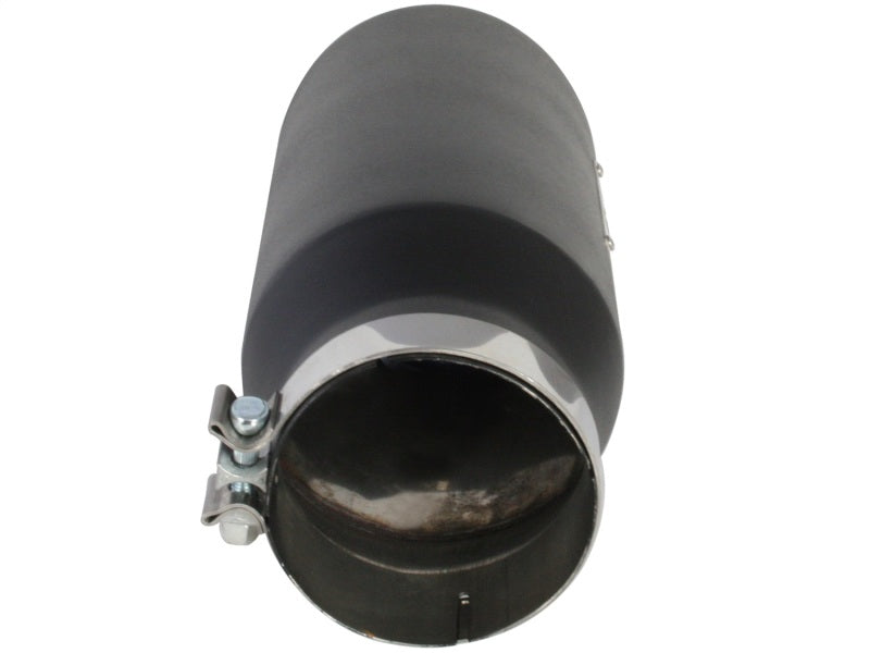 aFe MACH Force-XP 409 SS Right Side Single Wall Exhaust Tip 5in Inlet x 7in Outlet x 15in L Tips aFe