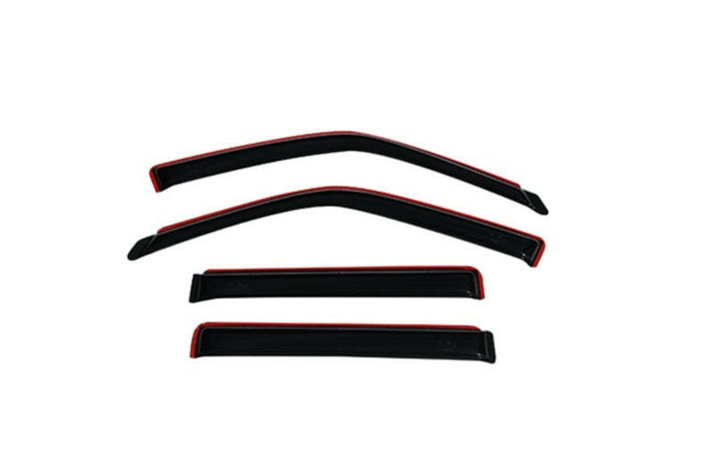 AVS 98-18 Lincoln Navigator Ventvisor In-Channel Front & Rear Window Deflectors 4pc - Smoke Wind Deflectors AVS