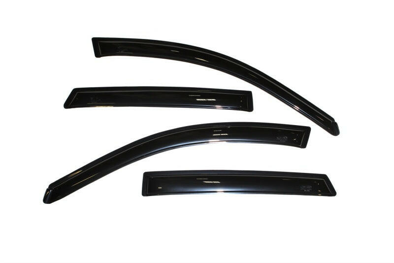 AVS 03-08 Pontiac Vibe Ventvisor Outside Mount Window Deflectors 4pc - Smoke Wind Deflectors AVS