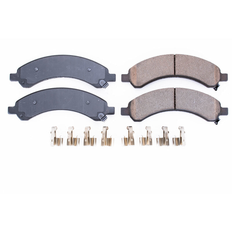 Power Stop 03-09 Chevrolet Express 3500 Rear Z17 Evolution Ceramic Brake Pads w/Hardware Brake Pads - OE PowerStop