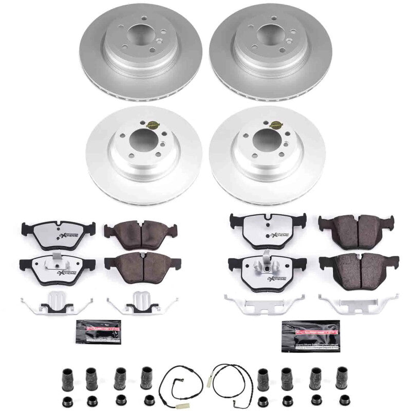 Power Stop 2006 BMW 330i Front and Rear Z26 Coated Brake Kit Brake Kits - Performance D&S PowerStop