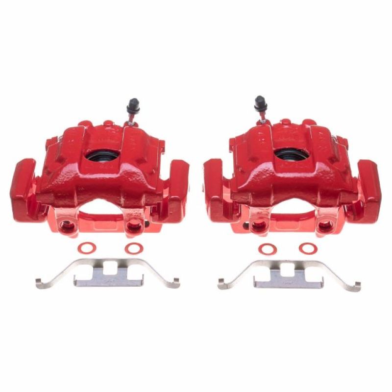 Power Stop 1995 BMW 740i Rear Red Calipers - Pair Brake Calipers - Perf PowerStop