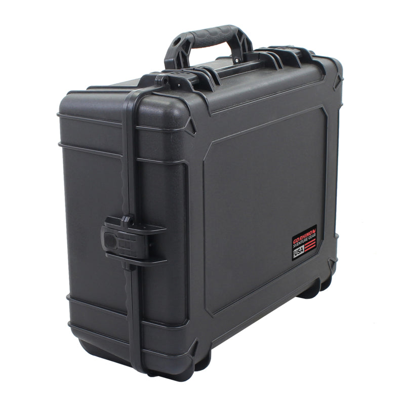 Go Rhino XVenture Gear Hard Case w/Foam - Large 25in. / Lockable / IP67 - Tex. Black Cargo Boxes & Bags Go Rhino