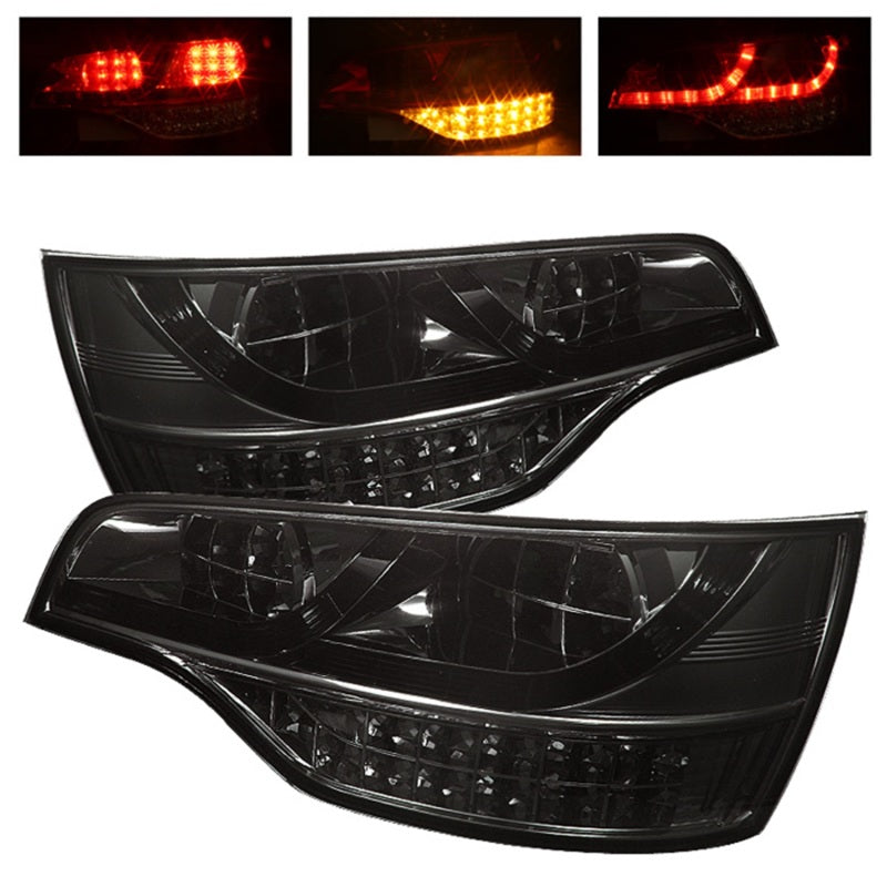 Spyder GMC Sierra 19-20 LED Model Only LED Tail Lights - Black Smoke ALT-YD-GS19LED-LED-BSM Tail Lights SPYDER