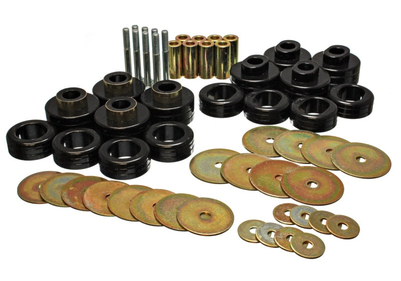 Energy Suspension Cab Mount Set - Club Cab - Black Bushing Kits Energy Suspension