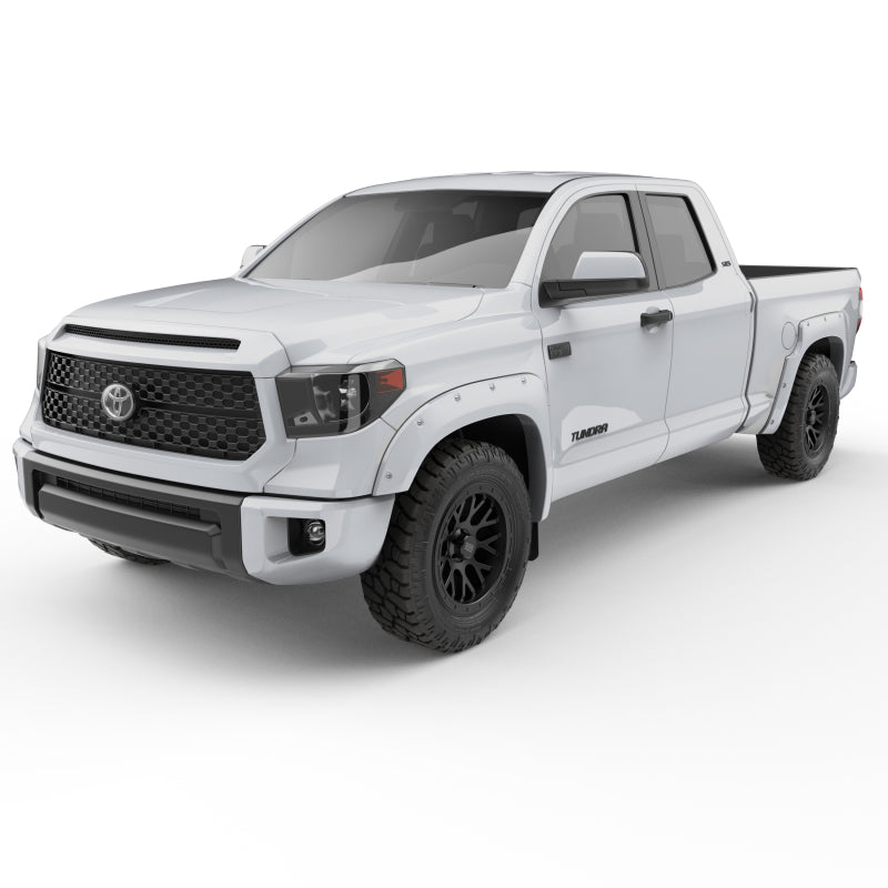 EGR 14+ Toyota Tundra Bolt-On Look Color Match Fender Flares - Set - Color MatchSuper White Fender Flares EGR