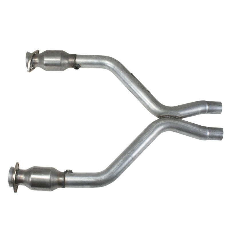 BBK 11-14 Mustang 3.7 V6 Short Mid X Pipe With Catalytic Converters 2-1/2 For BBK Long Tube Headers X Pipes BBK