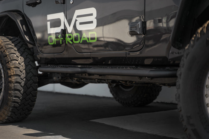 DV8 Offroad 18-23 Jeep Wrangler JL 4 Door Body/Pinch Weld Mounted Step Side Steps DV8 Offroad