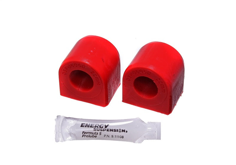 Energy Suspension 06-13 Audi A3 / 12-13 VW Golf R Red 22mm Front Sway Bar Bushing Set Bushing Kits Energy Suspension