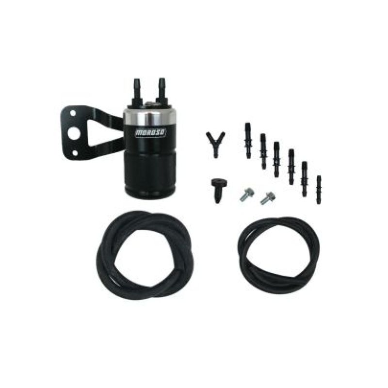 Moroso Harley-Davidson Twin Cam (w/Stock Air Cleaner) Air Oil Separator - Black & Polished Oil Separators Moroso