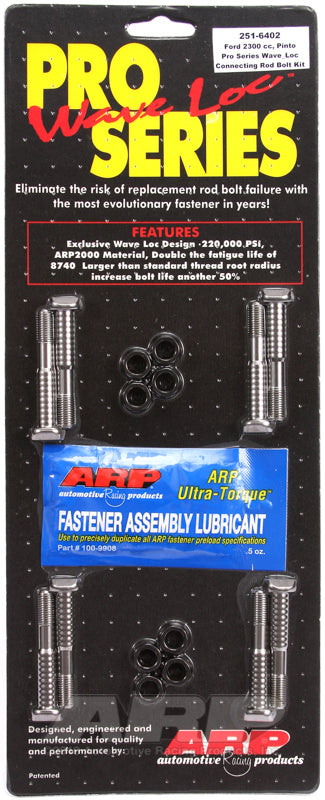 ARP Ford Pinto 2300cc Wave-Loc Rod Bolt Kit Rod Bolt Kits ARP