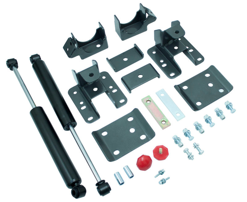MaxTrac 07-16 GM C/K1500 2WD/4WD 5-6in Rear Adj. Lowering Flip Kit Leaf Springs & Accessories Maxtrac