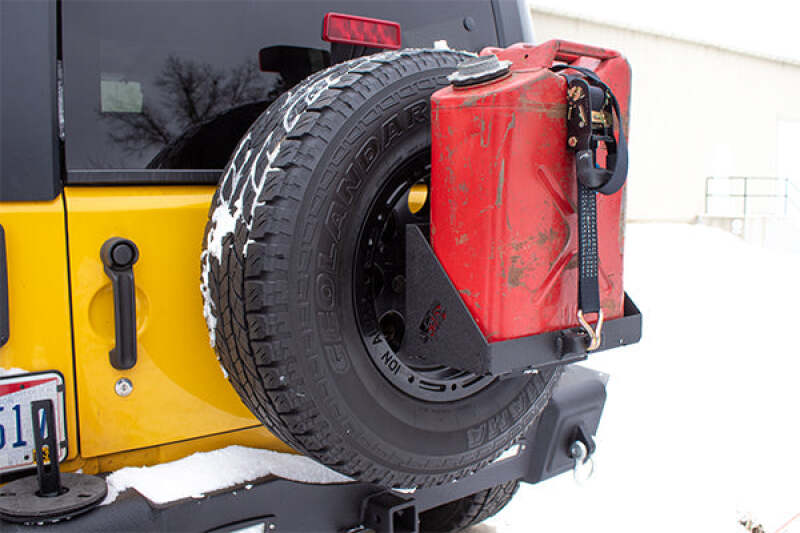 Fishbone Offroad Spare Tire Jerry Can Mount Truck Bed Rack Fishbone Offroad