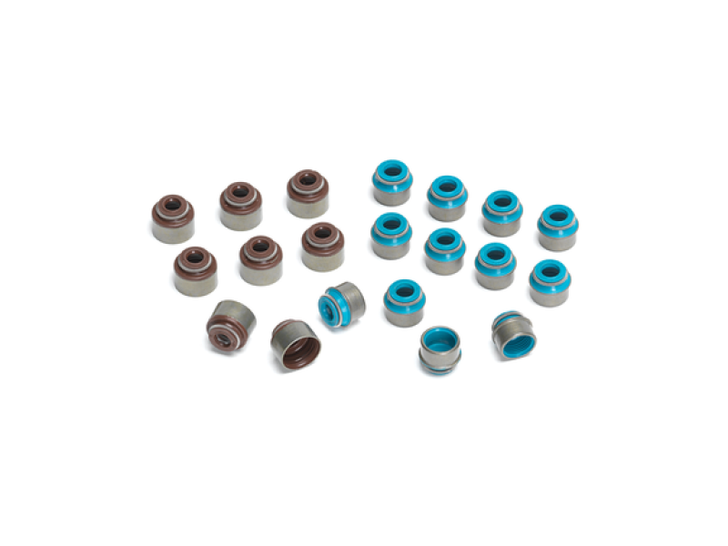 Supertech Nissan 6mm Viton Exhaust Valve Stem Seal - Set of 8 Valve Seals Supertech