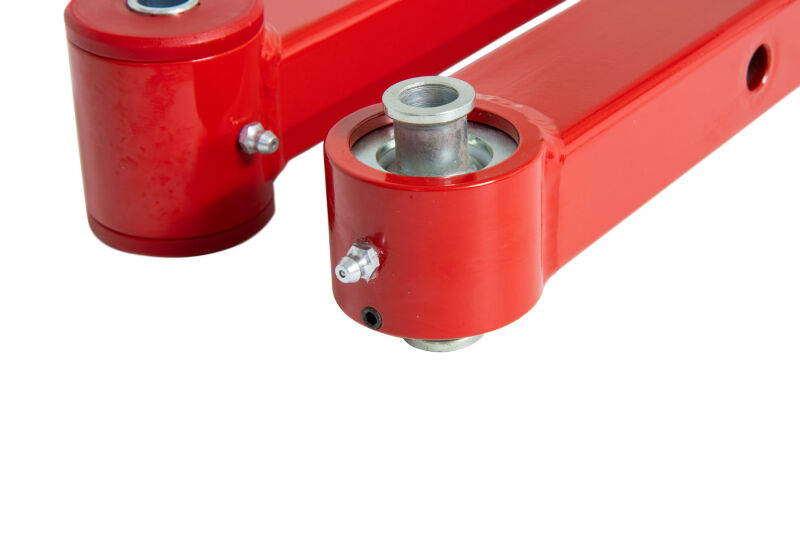 UMI 78-96 GM B-Body Boxed Extended Length Lower Control Arms w/Poly Bushings - Red Control Arms UMI Performance