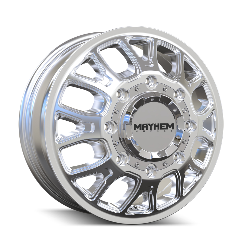 Mayhem Cogent Dually 8107D 17x6.5 8x210 BP 125mm Offset 154.2mm Bore Polished Wheel Wheels - Cast Mayhem