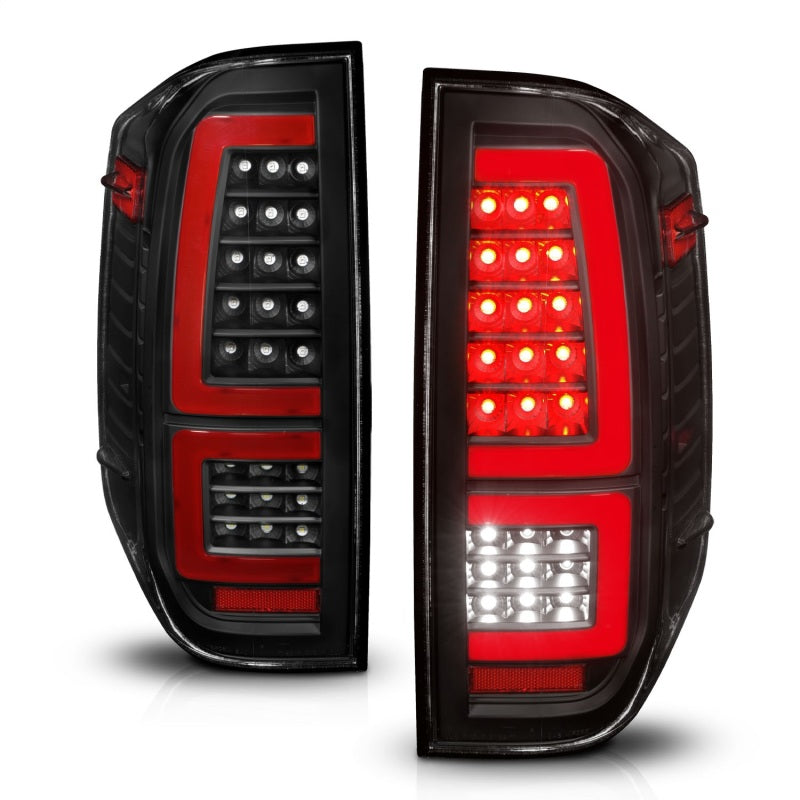 ANZO 2014-2021 Toyota Tundra LED Taillights Black Housing/Clear Lens Tail Lights ANZO