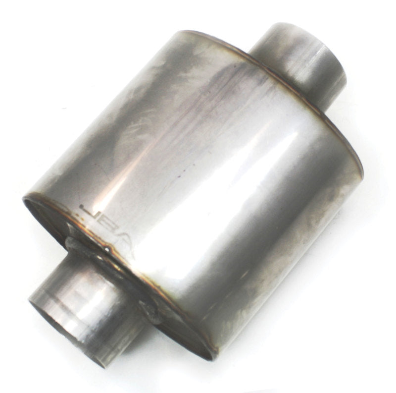 JBA Universal Straight-Through 304SS Muffler 6x6x4 2.5in Inlet Diameter Center/Center Muffler JBA