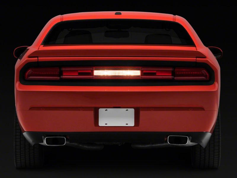 Raxiom 08-14 Dodge Challenger LED Tail Lights- Chrome Housing - Red/Clear Lens Tail Lights Raxiom