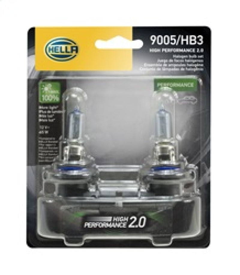 Hella 9005 12V 65W High Performance P20d 2.0 Bulb (Pair) Bulbs Hella