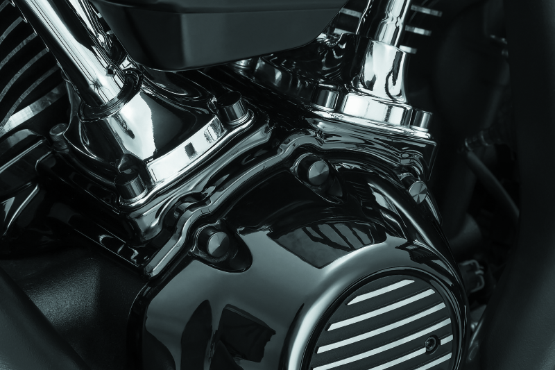 Kuryakyn Kool Kaps Engine Kit Milwaukee-8 Gloss Black Hardware Kits - Other Kuryakyn