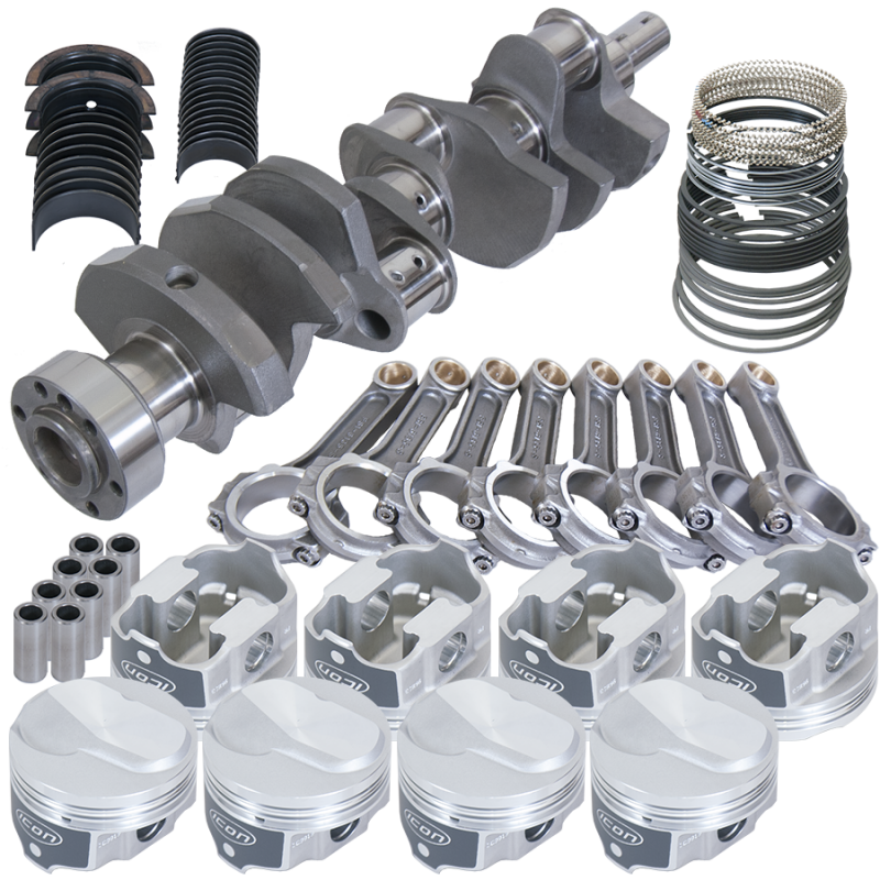 Eagle Chevy 454 1Pc 4.000in Crank 6.135in I-Beam Rod Closed Chamber 4.310in Piston Rotating Assembly Rotating Assemblies Eagle