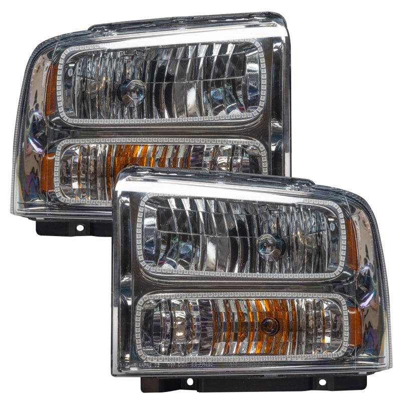 Oracle 05-07 Ford F-250/350 SMD HL - Chrome - White Headlights ORACLE Lighting