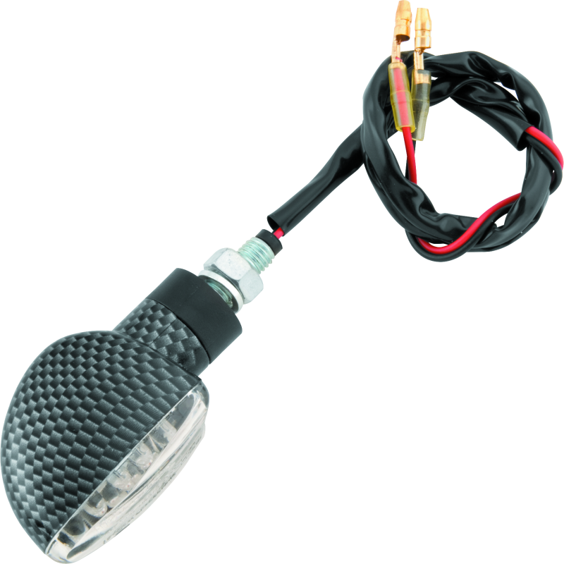 BikeMaster LED Spade Pair Carbon Sidemarkers & Indicators BikeMaster