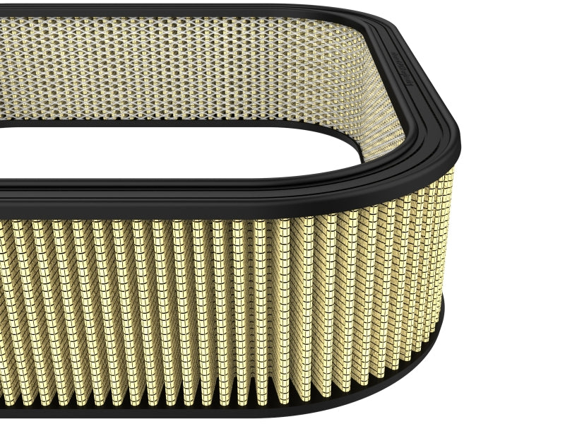 aFe Magnum FLOW Custom Air Filter 20.6 IN L x 20.6 IN W x 5.22 IN H w/ Expanded Metal Air Filters - Universal Fit aFe
