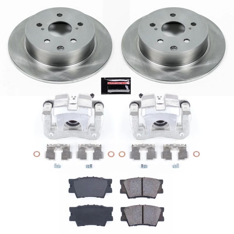 Power Stop 09-10 Pontiac Vibe Rear Autospecialty Brake Kit w/Calipers Brake Kits - OE PowerStop