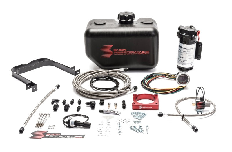 Snow Performance 11-17 F-150 Stg 2 Boost Cooler Water Injection Kit w/SS Brd Line & 4AN Fittings Water Meth Kits Snow Performance