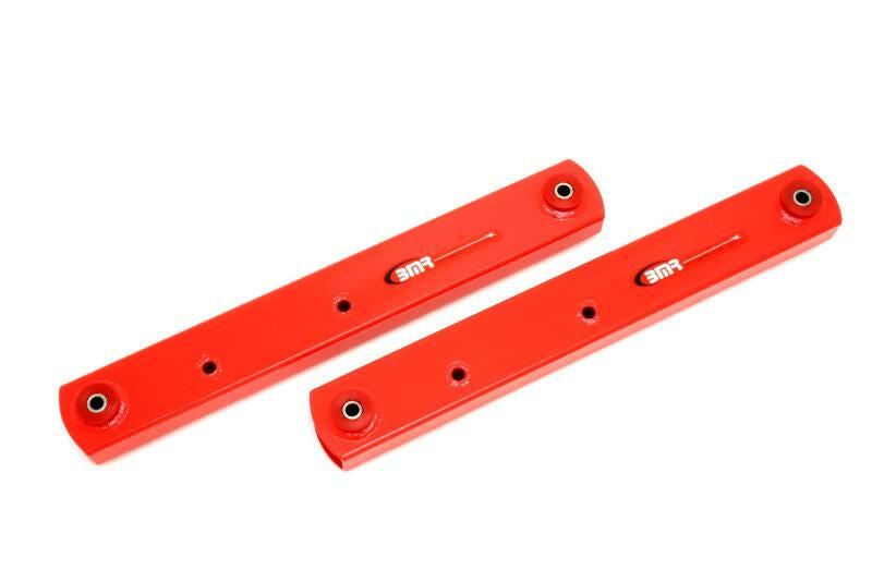 BMR 78-87 G-Body Non-Adj. Boxed Lower Control Arms (Polyurethane) - Red Control Arms BMR Suspension