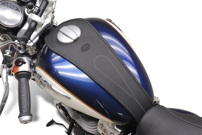 Mustang 23-25 Royal Enfield Super Meteor 650 Tank Bib Black Tank Bibs Mustang Motorcycle