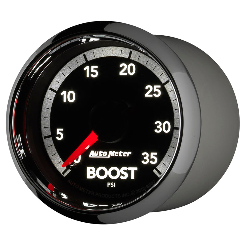 Autometer Gen4 Dodge Factory Match 52.4mm Mechanical 0-35 PSI Boost Gauge Gauges AutoMeter