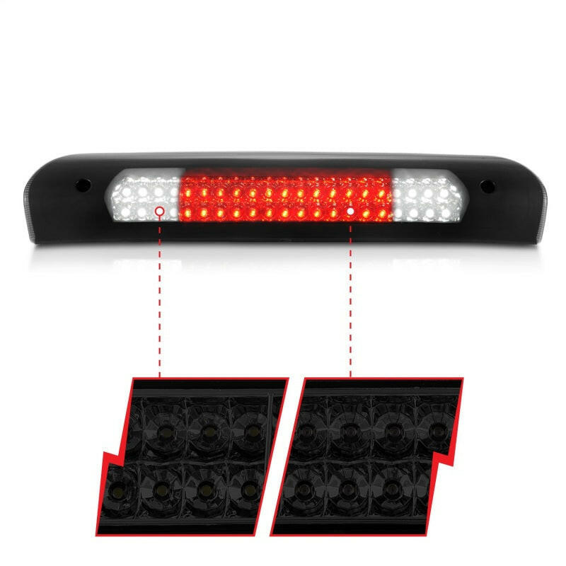 ANZO 2002-2008 Dodge Ram 1500 LED 3rd Brake Light Smoke B - Series Lights Corner ANZO