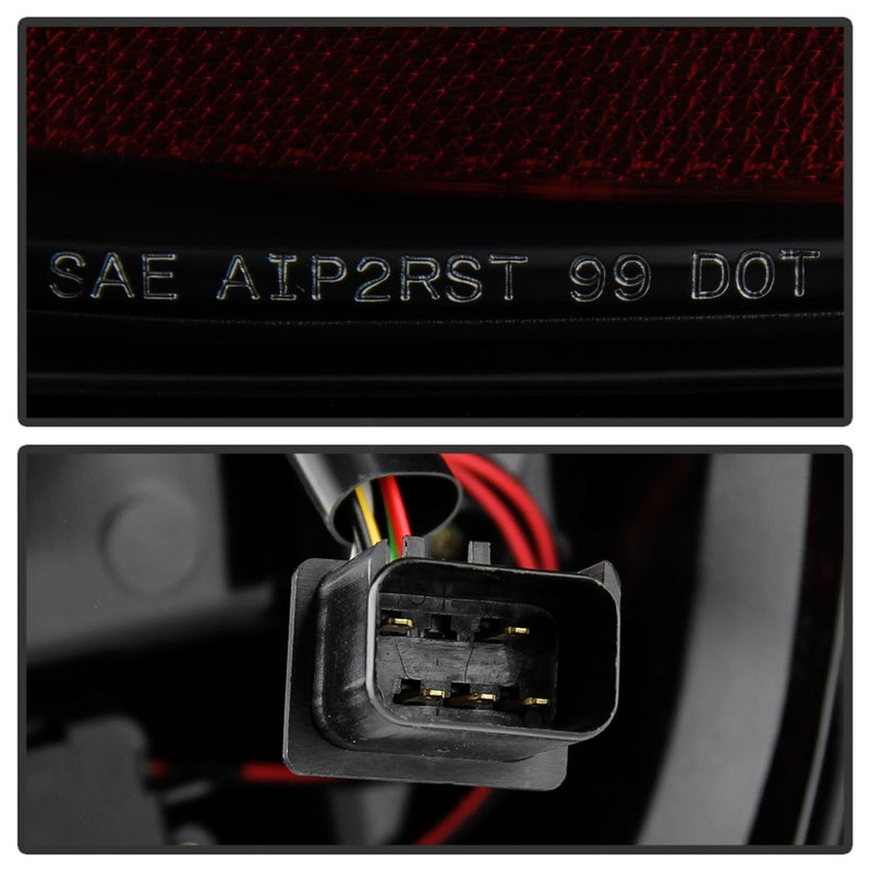 Spyder 99-04 Jeep Grand Cherokee - Light Bar Led Tail Lights - Black Smoke - ALT-YD-JGC99V3-BSM Tail Lights SPYDER