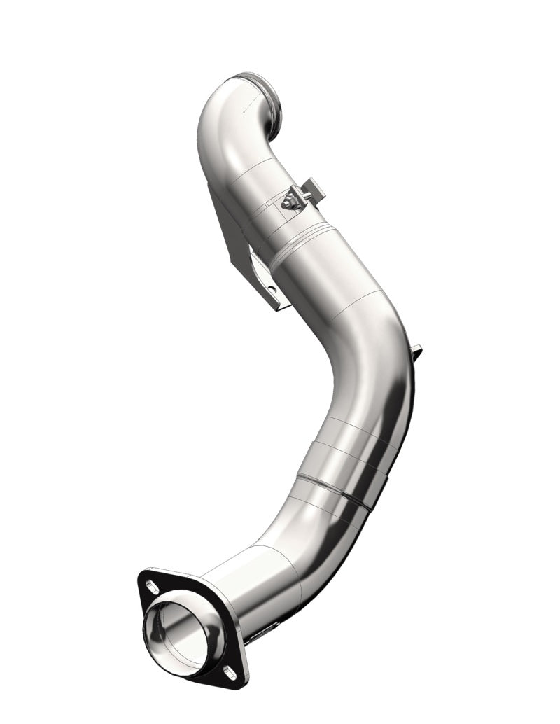 MBRP 2015 Ford 6.7L Powerstroke (Cab & Chassis Only) 4in Turbo Down-Pipe T409 Aluminized Downpipes MBRP