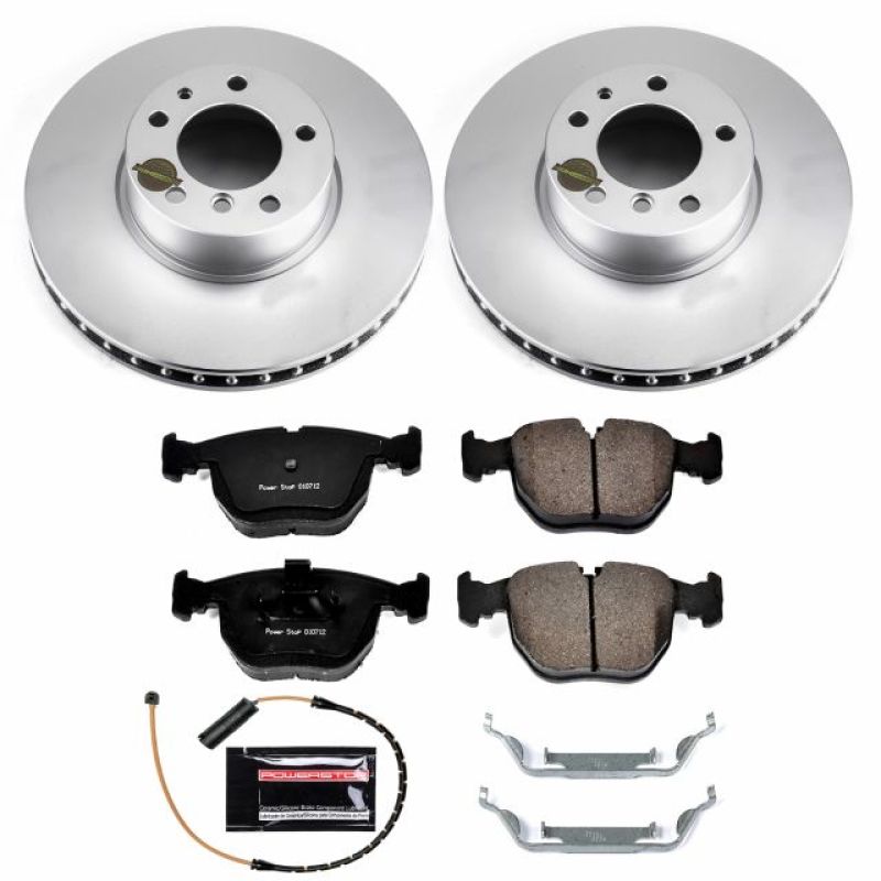 Power Stop 1995 BMW 740i Front Z23 Evolution Sport Coated Brake Kit Brake Kits - Performance D&S PowerStop