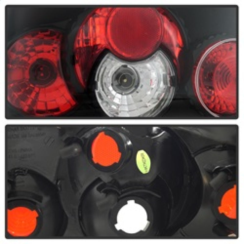 Spyder Toyota Corolla 93-97 Euro Style Tail Lights Black ALT-YD-TC93-BK Tail Lights SPYDER