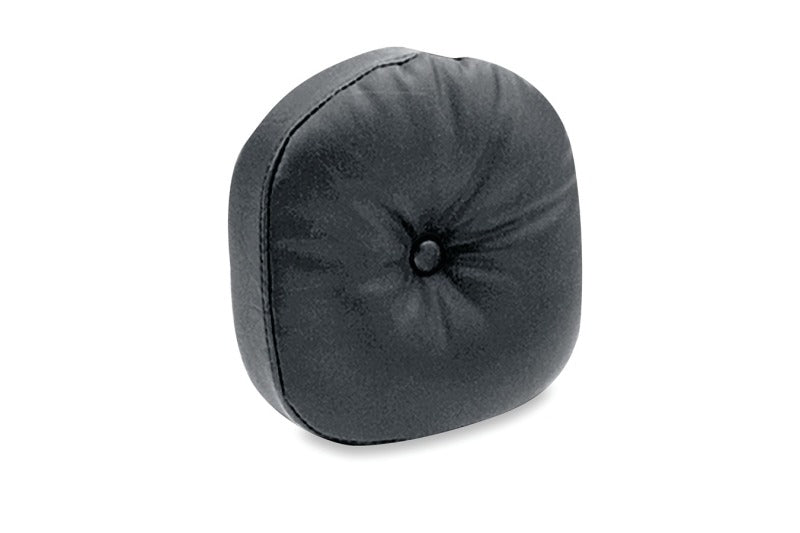 Mustang Harley Medallion Style Sissy Bar Pad Regal (6.5 inch x 6 inch) - Black Sissy Bar Pads Mustang Motorcycle