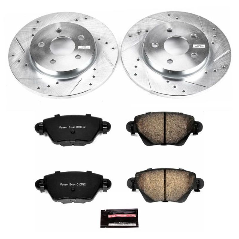 Power Stop 02-05 Jaguar X-Type Rear Z23 Evolution Sport Brake Kit Brake Kits - Performance D&S PowerStop