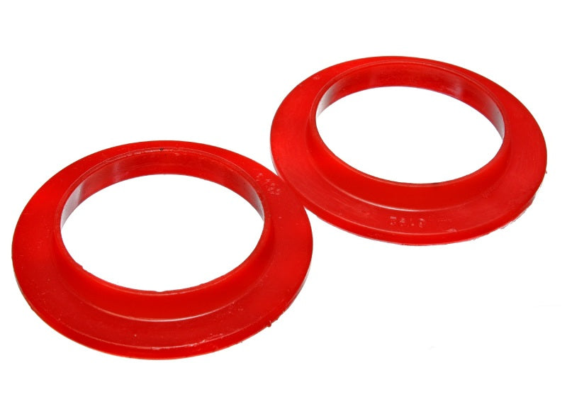 Energy Suspension Coil Spring Isolator Set - Red Bushing Kits Energy Suspension