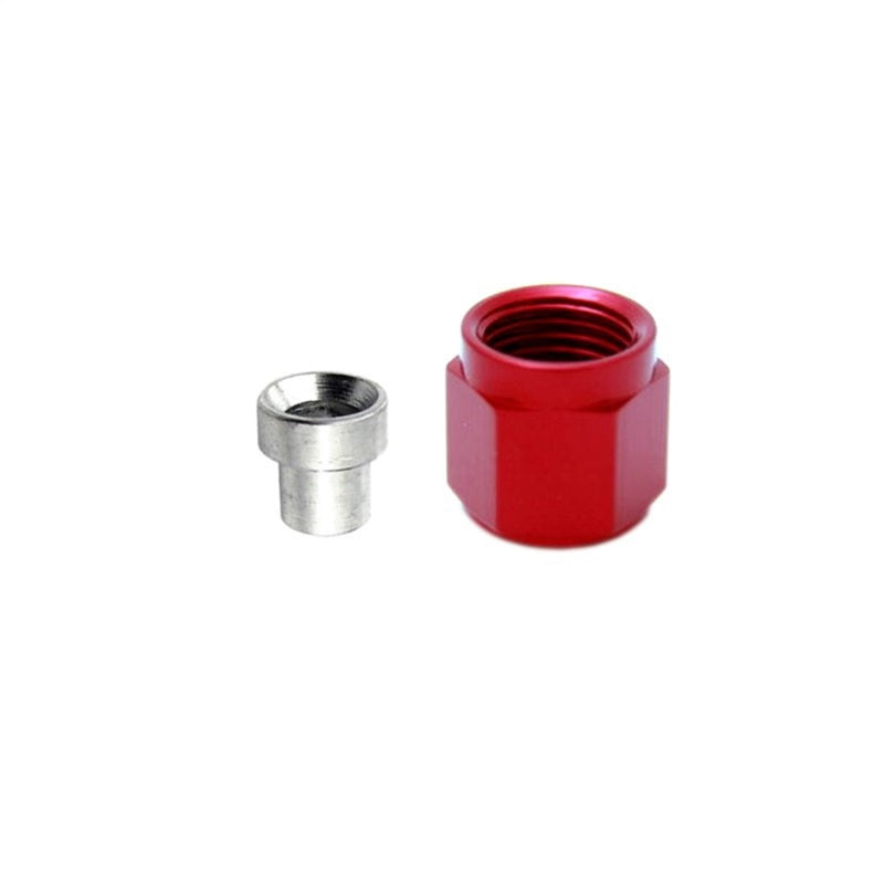 Nitrous Express 3AN B-Nut & Sleeve - Red Hardware - Singles Nitrous Express