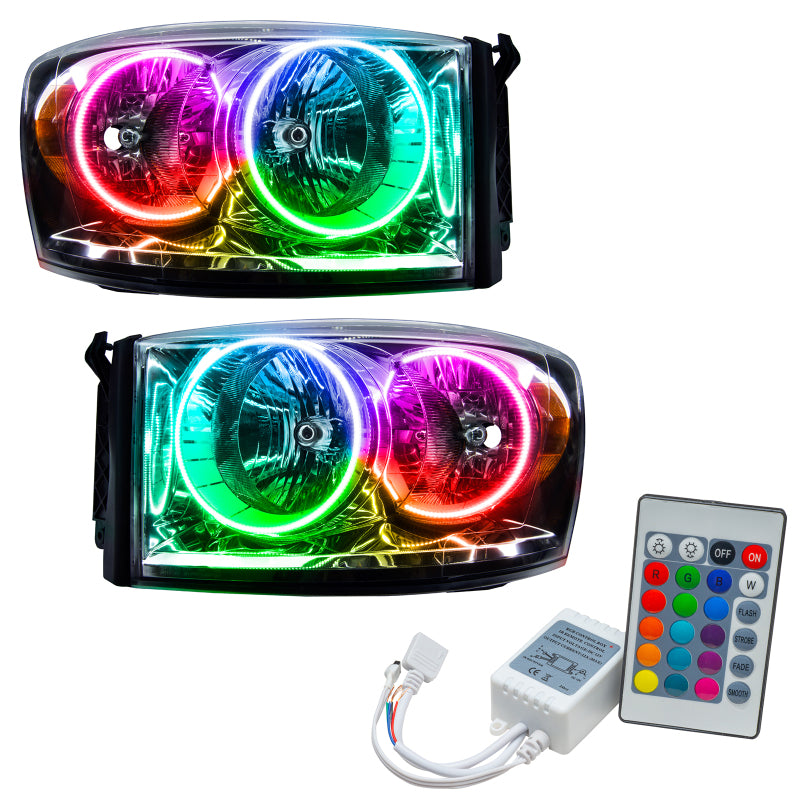 Oracle 07-08 Dodge Ram SMD HL - ColorSHIFT w/ Simple Controller Headlights ORACLE Lighting