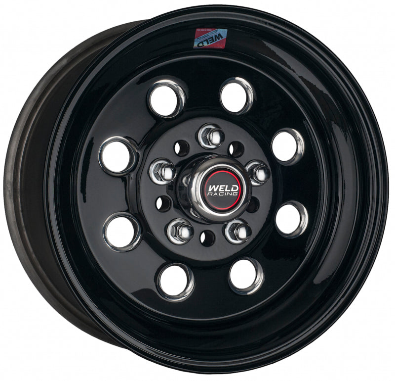 Weld Draglite 15x8 / 5x4.5 & 5x4.75 BP / 4.5in. BS Black Wheel - Non-Beadlock Wheels - Forged Weld