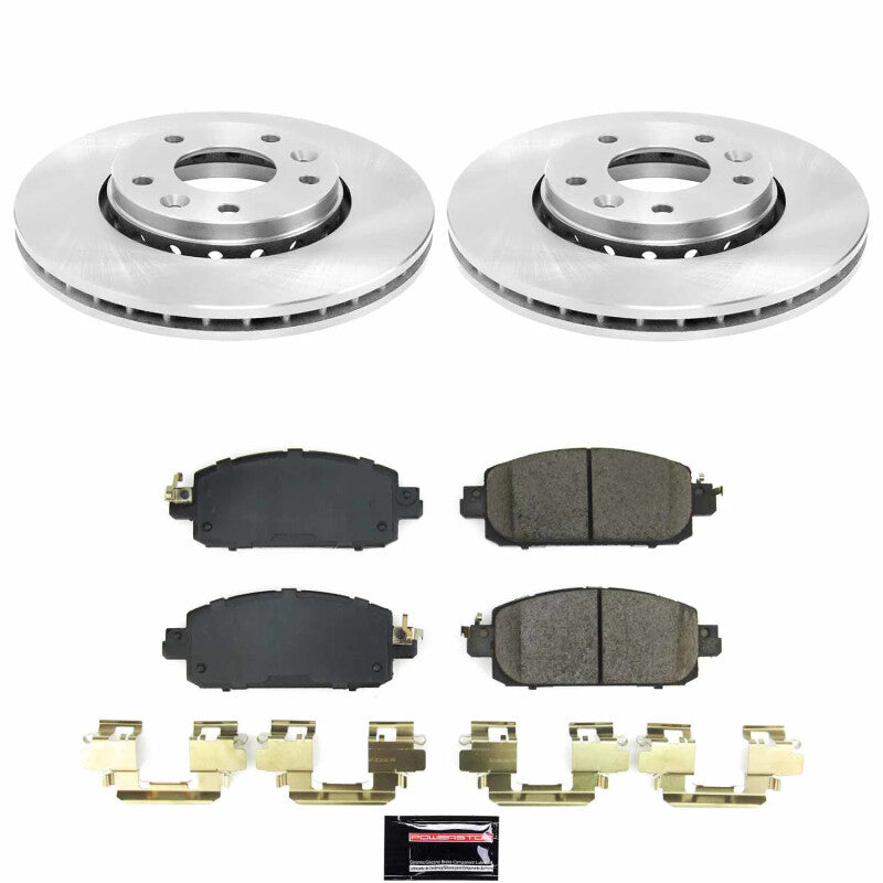 Power Stop 21-24 Nissan Kicks Front Autospecialty Brake Kit Brake Kits - OE PowerStop